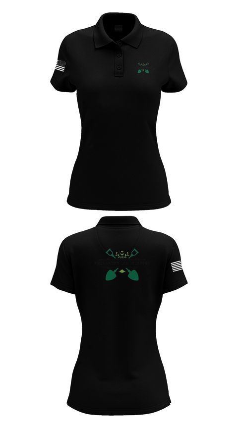 Womens Short Sleeve Performance Polo, Enchanted Landscaping, , Teamtime, Team time, sublimation, custom sports apparel, team uniforms, spirit wear, spiritwear, sports uniforms, custom shirts, team store, custom team store, fundraiser sports, apparel fundraiser