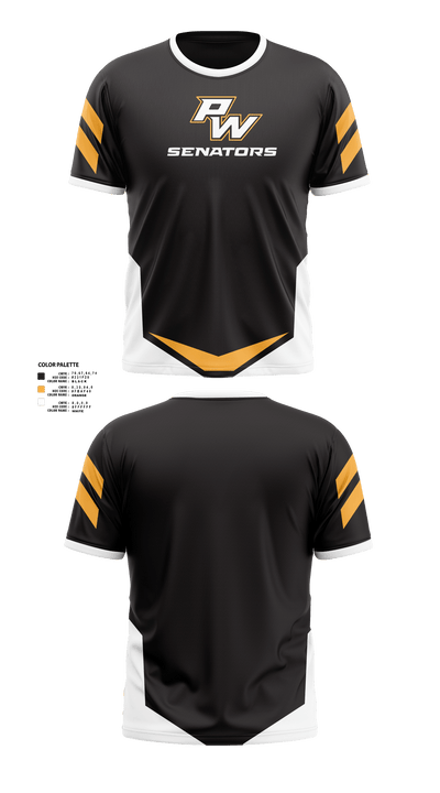 Portsmouth West Middle School Track and Field 57073821 Short Sleeve Performance Shirt - 1