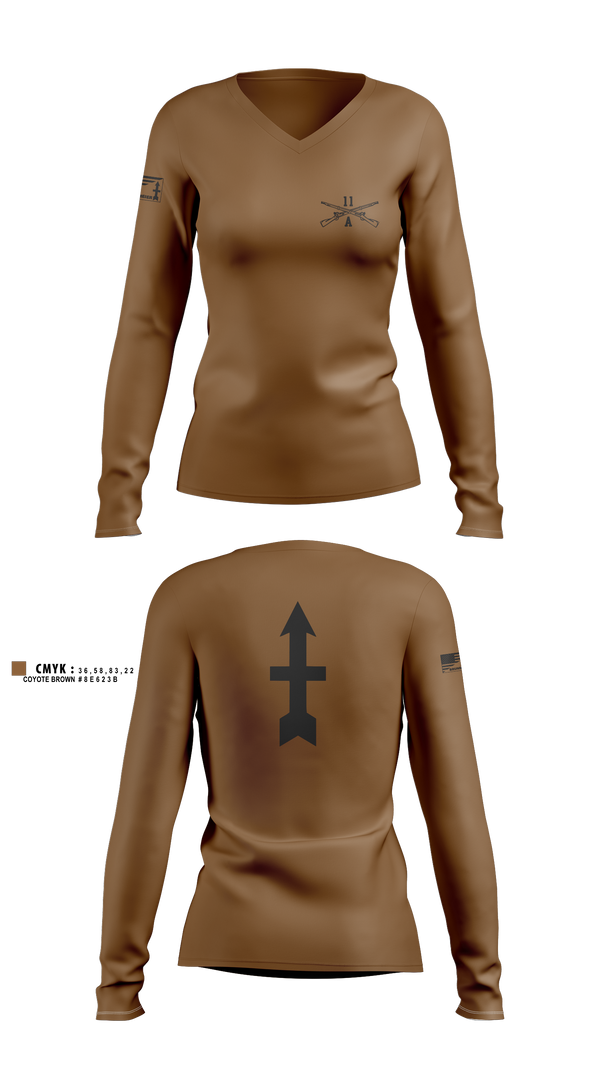 Womens Long Sleeve Vneck Shirt, CO C 1-128 IN, , Teamtime, Team time, sublimation, custom sports apparel, team uniforms, spirit wear, spiritwear, sports uniforms, custom shirts, team store, custom team store, fundraiser sports, apparel fundraiser