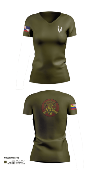 Womens Short Sleeve Vneck Shirt, 837 TRS Rhinos, Air Force, Teamtime, Team time, sublimation, custom sports apparel, team uniforms, spirit wear, spiritwear, sports uniforms, custom shirts, team store, custom team store, fundraiser sports, apparel fundraiser