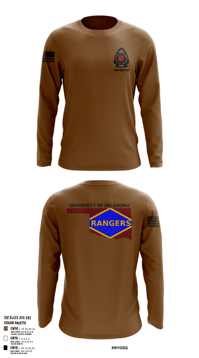 University of Oklahoma 88198186 Long Sleeve Performance Shirt 103