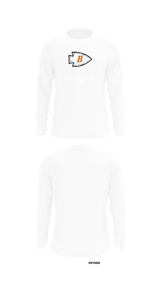 Long Sleeve Performance Shirt, Belmont High School Track & Field, Track & Field, Teamtime, Team time, sublimation, custom sports apparel, team uniforms, spirit wear, spiritwear, sports uniforms, custom shirts, team store, custom team store, fundraiser sports, apparel fundraiser