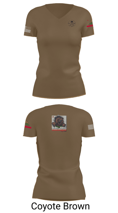 1106th TASMG 93764833 Women's Short Sleeve V-neck Shirt - 8