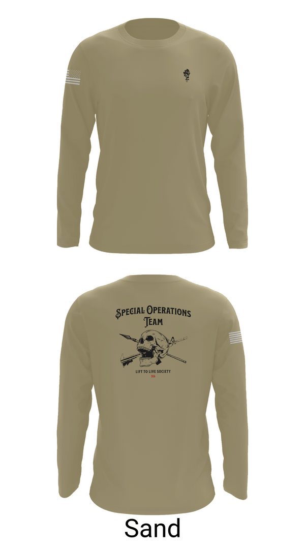 Long Sleeve Performance Shirt, Special Operations Team, , Teamtime, Team time, sublimation, custom sports apparel, team uniforms, spirit wear, spiritwear, sports uniforms, custom shirts, team store, custom team store, fundraiser sports, apparel fundraiser