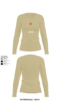 355 CES 91493290 Women's Long Sleeve V-neck Shirt - 82