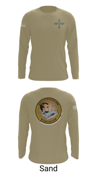 Long Sleeve Performance Shirt, CVN 72 Abraham Lincoln, , Teamtime, Team time, sublimation, custom sports apparel, team uniforms, spirit wear, spiritwear, sports uniforms, custom shirts, team store, custom team store, fundraiser sports, apparel fundraiser