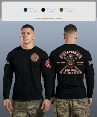 Long Sleeve Performance Shirt, PVFR, Fire Department, Teamtime, Team time, sublimation, custom sports apparel, team uniforms, spirit wear, spiritwear, sports uniforms, custom shirts, team store, custom team store, fundraiser sports, apparel fundraiser