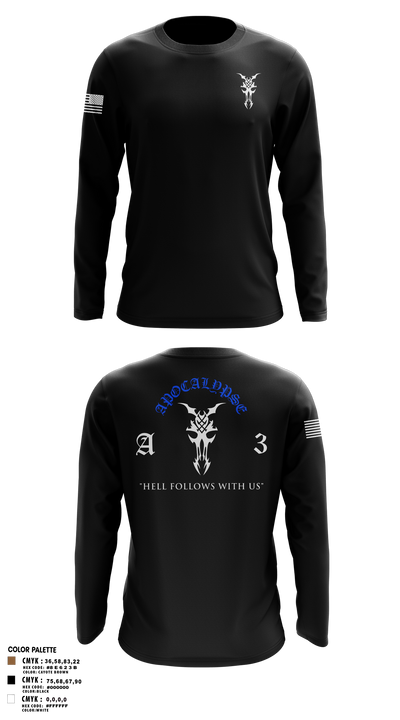 Apocalypse Platoon 49394201 Long Sleeve Performance Shirt 107