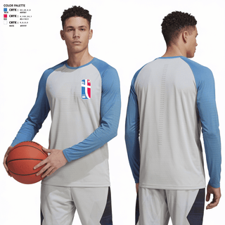 Long Sleeve Performance Shirt, Greer Christian Basketball Association, Men's Basketball, Teamtime, Team time, sublimation, custom sports apparel, team uniforms, spirit wear, spiritwear, sports uniforms, custom shirts, team store, custom team store, fundraiser sports, apparel fundraiser