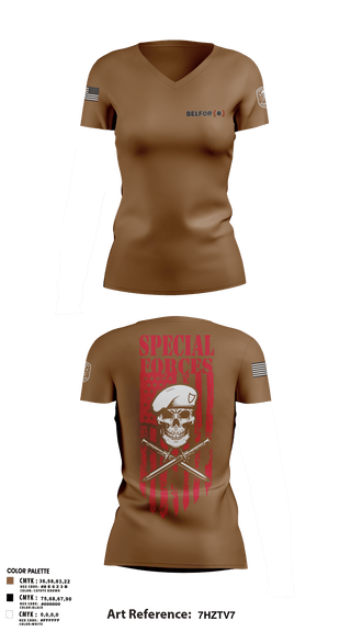 Womens Short Sleeve Vneck Shirt, Belfor, , Teamtime, Team time, sublimation, custom sports apparel, team uniforms, spirit wear, spiritwear, sports uniforms, custom shirts, team store, custom team store, fundraiser sports, apparel fundraiser