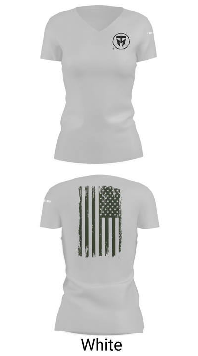 Travis Manion 82293447 Women's Short Sleeve V-neck Shirt - 19