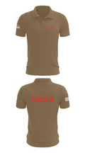 ISA Air base Fire Dept. 19172110 Short Sleeve Performance Polo - 7