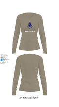Randolph AFB Top III 66201325 Women's Long Sleeve V-neck Shirt - 62