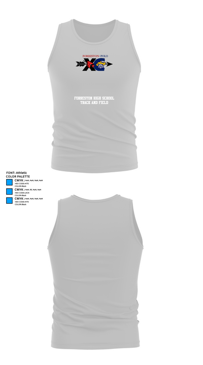Forreston High School Track and Field 13556673 Tank Top - 13