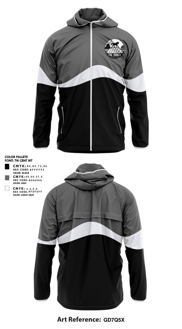 Windbreaker, The Ranch, , Teamtime, Team time, sublimation, custom sports apparel, team uniforms, spirit wear, spiritwear, sports uniforms, custom shirts, team store, custom team store, fundraiser sports, apparel fundraiser