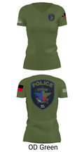Cypress- Fairbanks ISD Police Department 56419862 Women's Short Sleeve V-neck Shirt - 46