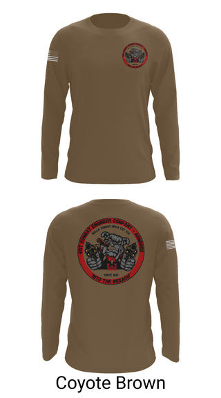 Long Sleeve Performance Shirt, 41st CEC-A, Army, Teamtime, Team time, sublimation, custom sports apparel, team uniforms, spirit wear, spiritwear, sports uniforms, custom shirts, team store, custom team store, fundraiser sports, apparel fundraiser