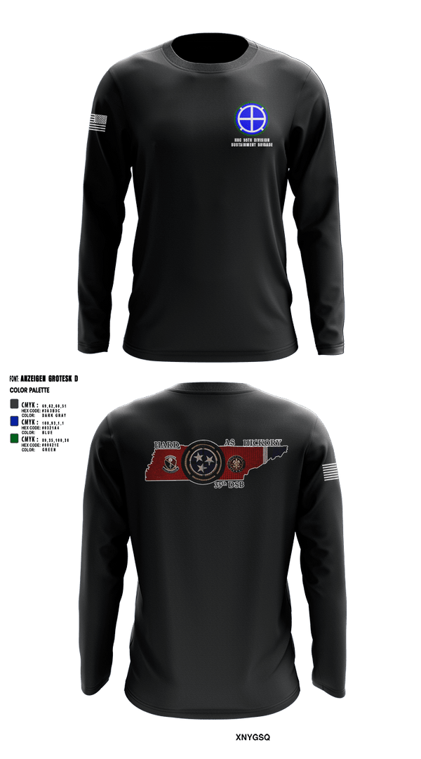 Long Sleeve Performance Shirt, HHC 35th Division Sustainment Brigade, National Guard, Teamtime, Team time, sublimation, custom sports apparel, team uniforms, spirit wear, spiritwear, sports uniforms, custom shirts, team store, custom team store, fundraiser sports, apparel fundraiser