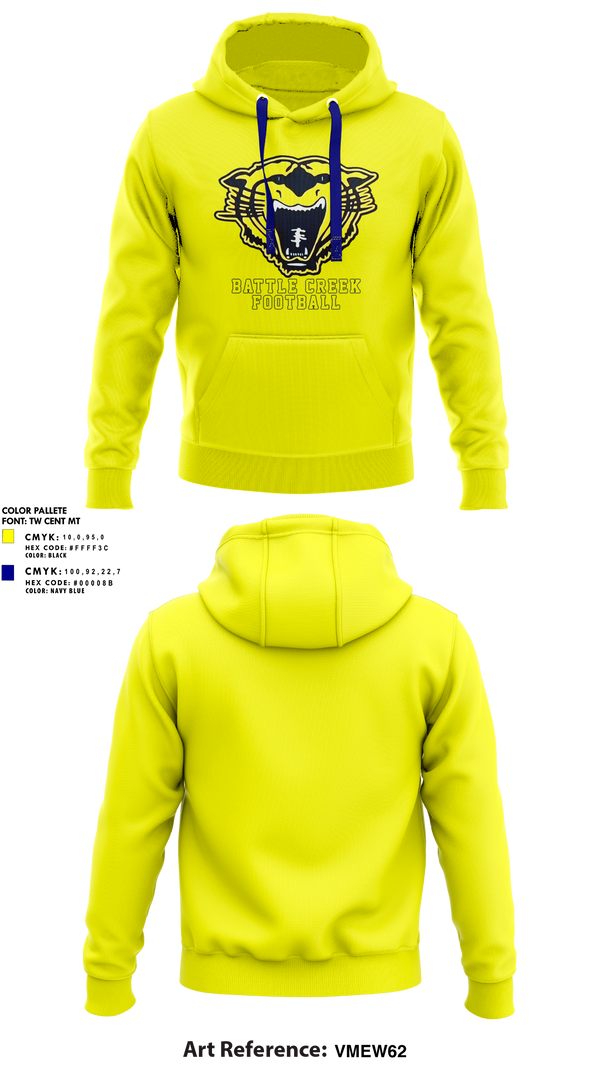 Hoodie, Battle Creek Central Bearcats Flag Football, Track & Field, Teamtime, Team time, sublimation, custom sports apparel, team uniforms, spirit wear, spiritwear, sports uniforms, custom shirts, team store, custom team store, fundraiser sports, apparel fundraiser