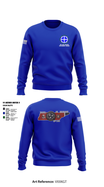 HHC 35th Division Sustainment Brigade 46313686 Crew Neck Sweatshirt - 2