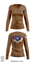 2BN, 3BDE TXSG 13145018 Women's Long Sleeve V-neck Shirt - 104 (1)