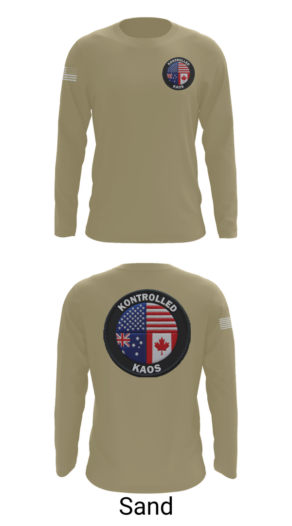 Long Sleeve Performance Shirt, Kontrolled Kaos, E-Sports, Teamtime, Team time, sublimation, custom sports apparel, team uniforms, spirit wear, spiritwear, sports uniforms, custom shirts, team store, custom team store, fundraiser sports, apparel fundraiser