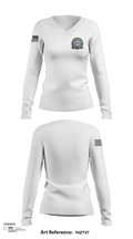 Defense Cortinating Element 97094891 Women's Long Sleeve V-neck Shirt - 109