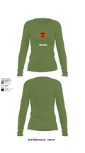2nd MAW 13014265 Women's Long Sleeve V-neck Shirt - 42