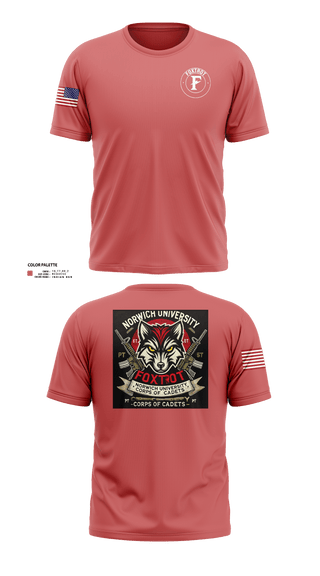 Short Sleeve Performance Shirt, Foxtrot Company, , Teamtime, Team time, sublimation, custom sports apparel, team uniforms, spirit wear, spiritwear, sports uniforms, custom shirts, team store, custom team store, fundraiser sports, apparel fundraiser