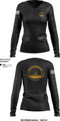 E Co 4th Recon BN 66844885 Women's Long Sleeve V-neck Shirt - 27