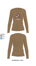 Howar Middle School Track & Field 69714419 Women's Long Sleeve V-neck Shirt - 1
