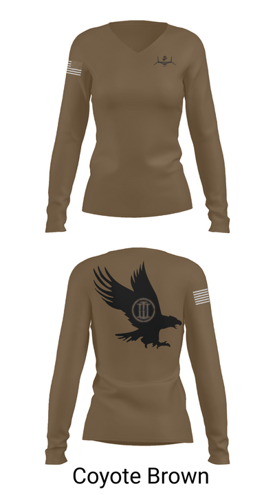MVIM Level 3 52585841 Women's Long Sleeve V-neck Shirt - 17