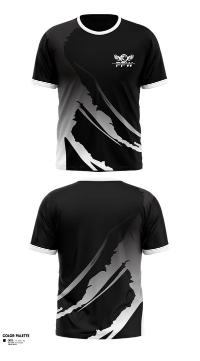 PHOENIX PRO WRESTLING 42608875 Short Sleeve Rash Guard Shirt - 1