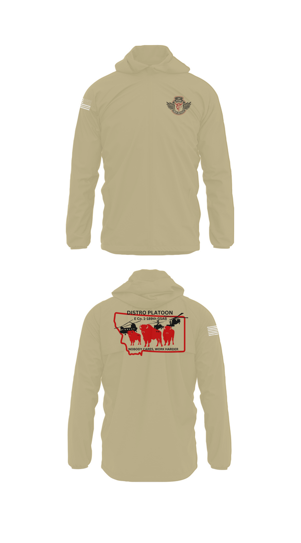 Windbreaker, E co. 1-189th, , Teamtime, Team time, sublimation, custom sports apparel, team uniforms, spirit wear, spiritwear, sports uniforms, custom shirts, team store, custom team store, fundraiser sports, apparel fundraiser