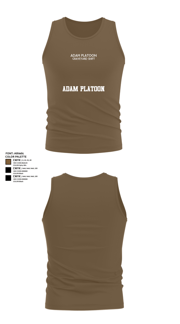 Tank Top, Adam Platoon, , Teamtime, Team time, sublimation, custom sports apparel, team uniforms, spirit wear, spiritwear, sports uniforms, custom shirts, team store, custom team store, fundraiser sports, apparel fundraiser