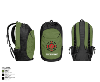 Gear Bag, Glen Burnie, Fire Department, Teamtime, Team time, sublimation, custom sports apparel, team uniforms, spirit wear, spiritwear, sports uniforms, custom shirts, team store, custom team store, fundraiser sports, apparel fundraiser