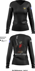 Bandoleros 86621412 Women's Long Sleeve V-neck Shirt - 9