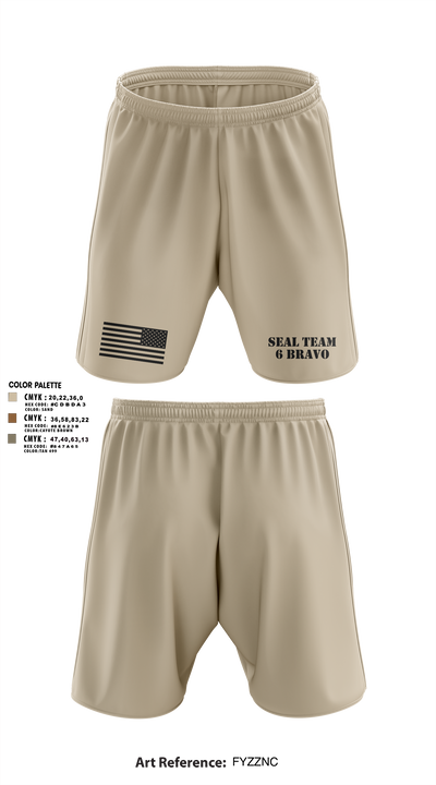 seal team 6 bravo 34362498 Athletic Shorts With Pockets - 1