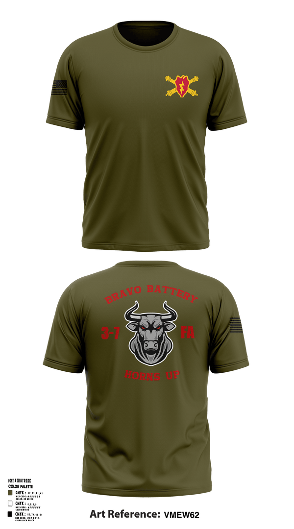Short Sleeve Performance Shirt, Bravo Battery, Army, Teamtime, Team time, sublimation, custom sports apparel, team uniforms, spirit wear, spiritwear, sports uniforms, custom shirts, team store, custom team store, fundraiser sports, apparel fundraiser