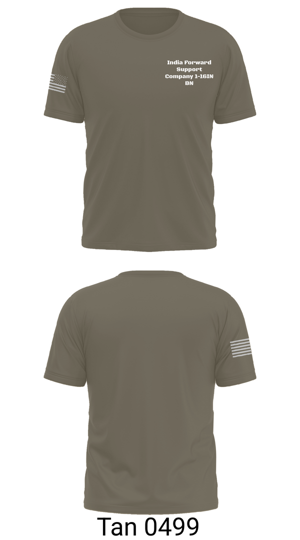 Short Sleeve Performance Shirt, India Forward Support Company 1-16IN BN, Army, Teamtime, Team time, sublimation, custom sports apparel, team uniforms, spirit wear, spiritwear, sports uniforms, custom shirts, team store, custom team store, fundraiser sports, apparel fundraiser