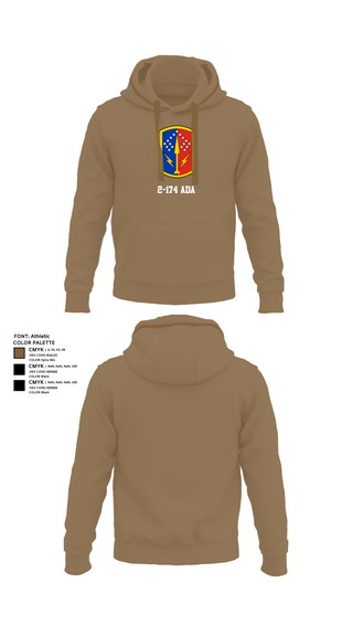 Hoodie, 2-174 ADA, Army, Teamtime, Team time, sublimation, custom sports apparel, team uniforms, spirit wear, spiritwear, sports uniforms, custom shirts, team store, custom team store, fundraiser sports, apparel fundraiser
