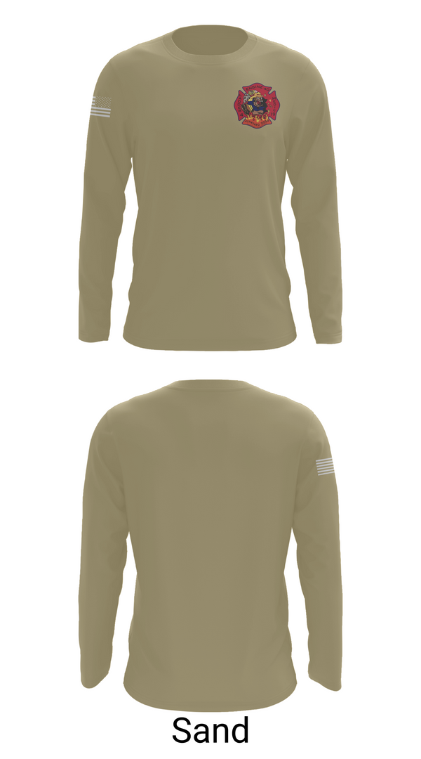 Long Sleeve Performance Shirt, Engine 40 Ladder 4 Medic 19, , Teamtime, Team time, sublimation, custom sports apparel, team uniforms, spirit wear, spiritwear, sports uniforms, custom shirts, team store, custom team store, fundraiser sports, apparel fundraiser