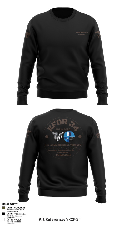 KFOR34 Physical Therapy 56671473 Crew Neck Sweatshirt - 102