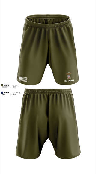 Athletic Shorts With Pockets, US Naval Sea Cadets Shark Division, , Teamtime, Team time, sublimation, custom sports apparel, team uniforms, spirit wear, spiritwear, sports uniforms, custom shirts, team store, custom team store, fundraiser sports, apparel fundraiser