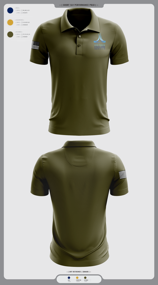 Short Sleeve Performance Polo, 9th Civil Engineer Squadron, , Teamtime, Team time, sublimation, custom sports apparel, team uniforms, spirit wear, spiritwear, sports uniforms, custom shirts, team store, custom team store, fundraiser sports, apparel fundraiser