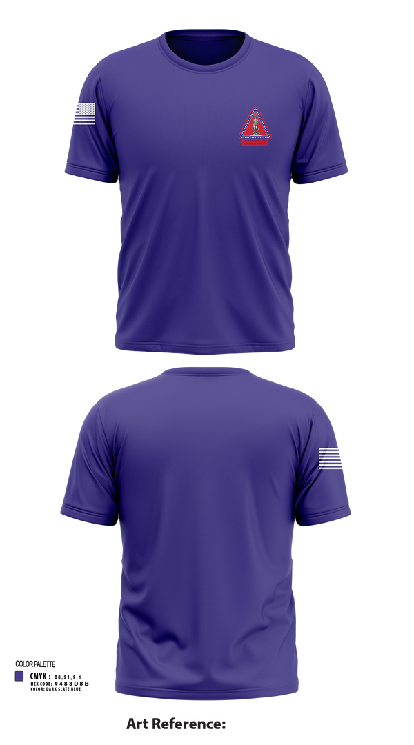 Short Sleeve Performance Shirt, Recruiting and Retention Battalion, , Teamtime, Team time, sublimation, custom sports apparel, team uniforms, spirit wear, spiritwear, sports uniforms, custom shirts, team store, custom team store, fundraiser sports, apparel fundraiser