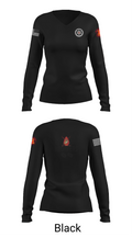 Wpns 1/8 Mortars 40720351 Women's Long Sleeve V-neck Shirt - 37