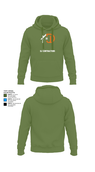 Hoodie, DJ CONTRACTORS, , Teamtime, Team time, sublimation, custom sports apparel, team uniforms, spirit wear, spiritwear, sports uniforms, custom shirts, team store, custom team store, fundraiser sports, apparel fundraiser