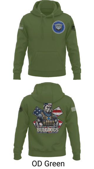 Hoodie, Bravo Company Bulldogs, , Teamtime, Team time, sublimation, custom sports apparel, team uniforms, spirit wear, spiritwear, sports uniforms, custom shirts, team store, custom team store, fundraiser sports, apparel fundraiser