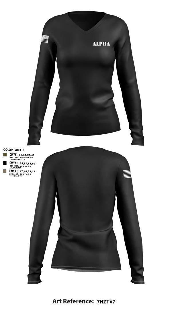 Womens Long Sleeve Vneck Shirt, Alpha, , Teamtime, Team time, sublimation, custom sports apparel, team uniforms, spirit wear, spiritwear, sports uniforms, custom shirts, team store, custom team store, fundraiser sports, apparel fundraiser